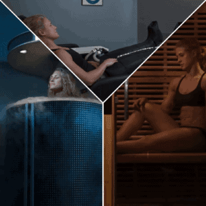 Cryotherapy, IR Sauna, Normatec