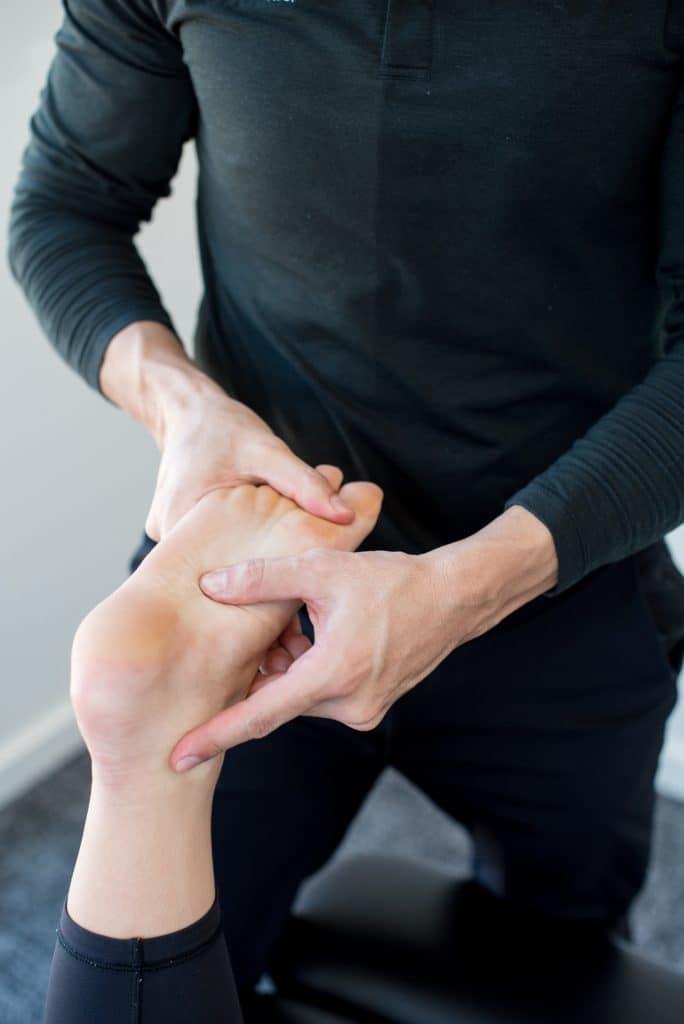 Chiropractic foot treatment