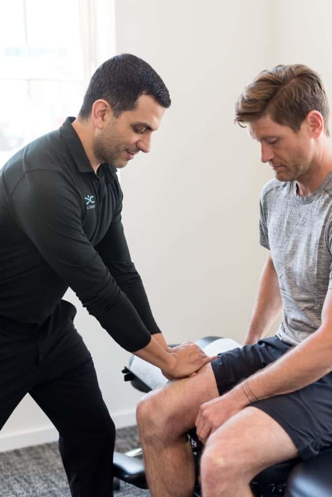 Chiropractic leg treatment